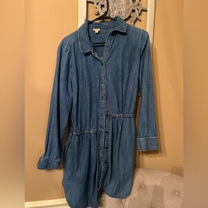 Cremeux Denim Shirt Dress
